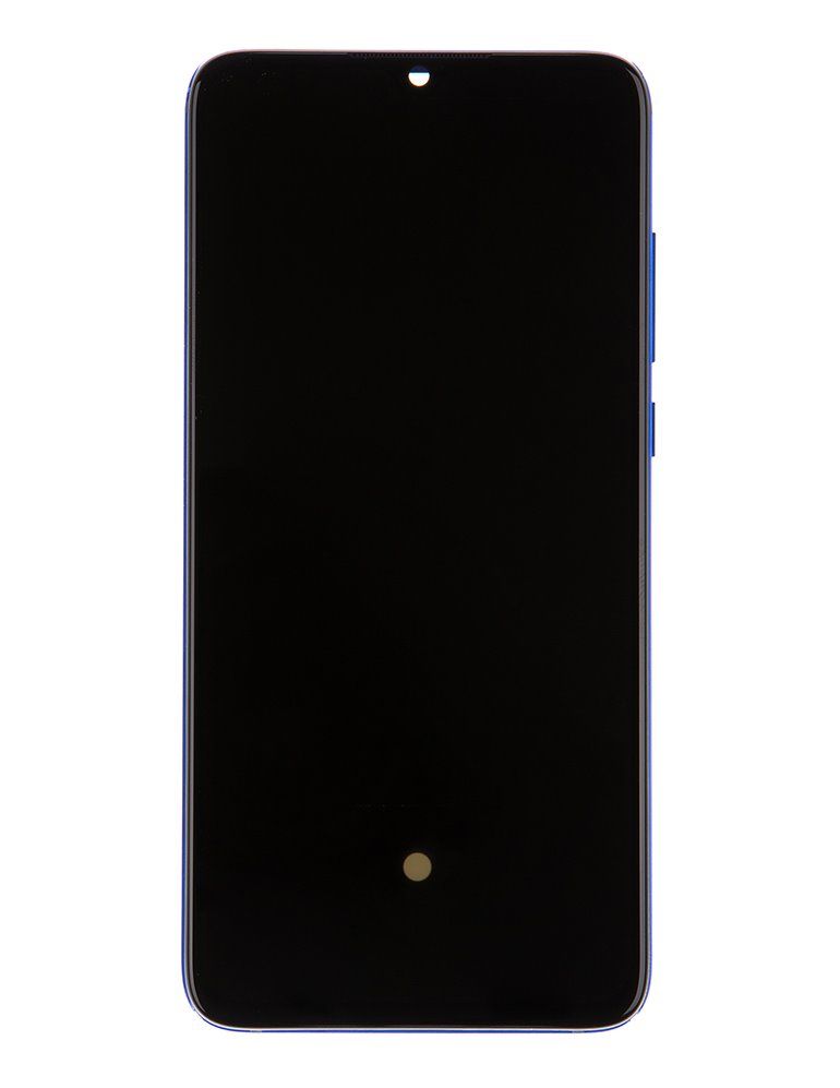 LCD Display + Dotyková Deska + Přední Kryt pro Xiaomi Mi9 Lite Blue (Service Pack) - Originál