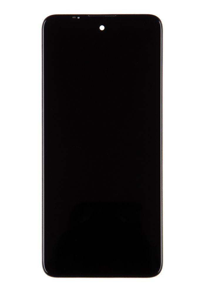 LCD Display + Dotyková Deska + Přední Kryt Motorola E30/E40 Black (Service Pack) - Originál