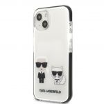 KLHCP13MTPEKCW Karl Lagerfeld and Choupette Kryt pro iPhone 13 White