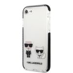 KLHCI8TPEKCW Karl Lagerfeld and Choupette Kryt pro iPhone 7/8/SE 2020 White