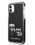 KLHCN61TPEKCK Karl Lagerfeld and Choupette Kryt pro iPhone 11 Black