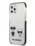 KLHCP12MTPEKCW Karl Lagerfeld and Choupette Kryt pro iPhone 12/12 Pro White