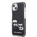 KLHCP13STPEKCK Karl Lagerfeld and Choupette Kryt pro iPhone 13 mini Black