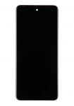 LCD Display + Dotyková Deska + Přední Kryt Motorola G60s Black (Service Pack) - Originál
