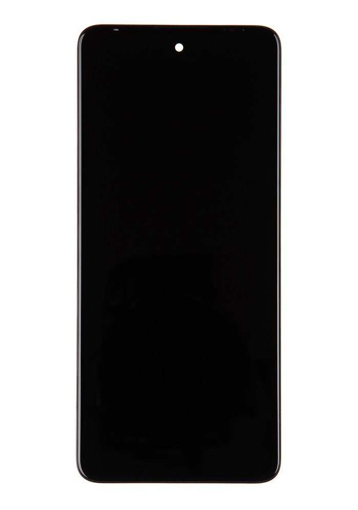 LCD Display + Dotyková Deska + Přední Kryt Motorola G60s Black (Service Pack) - Originál