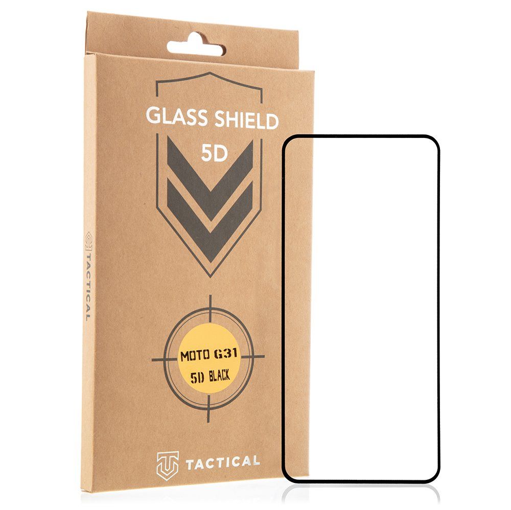 Tactical Glass Shield 5D sklo pro Motorola G31 Black 8596311166549