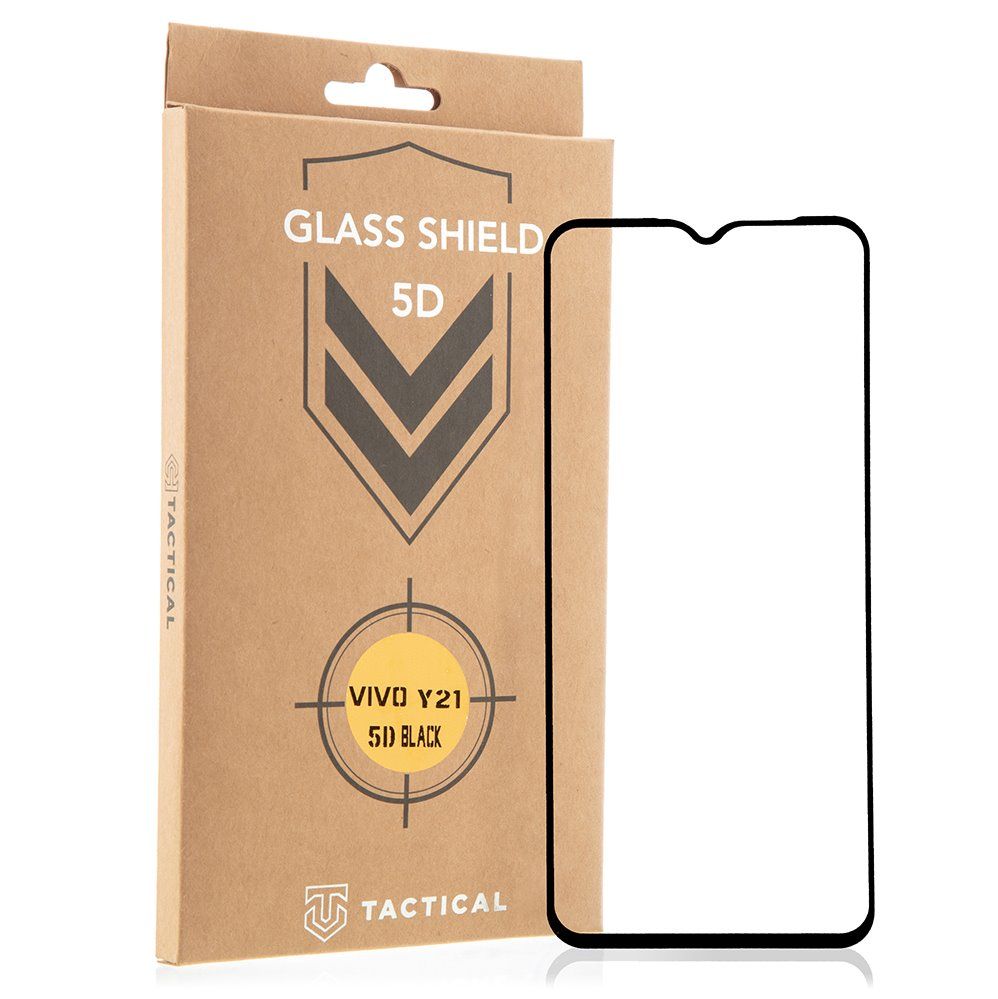 Tactical Glass Shield 5D sklo pro VIVO Y21 Black 8596311166570