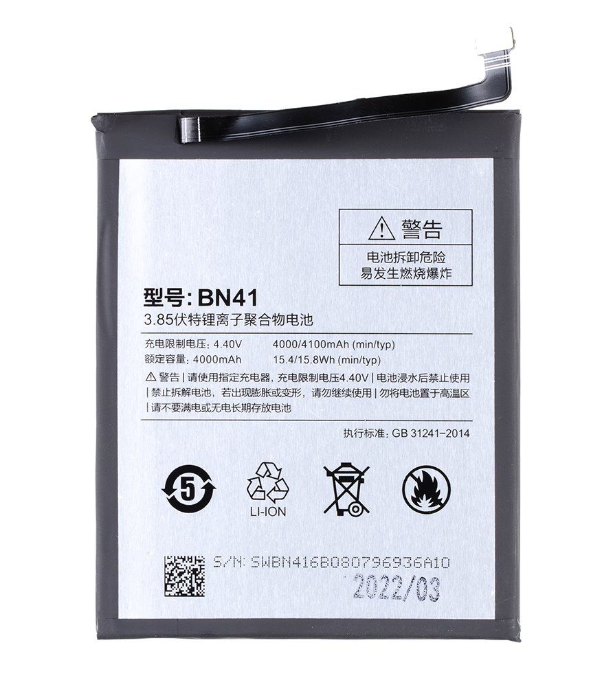 BN41 Xiaomi Baterie 4100mAh (OEM)