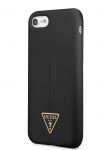 GUHCI8SLTGK Guess Silicone Line Triangle Zadní Kryt pro iPhone 7/8/SE 2020 Black