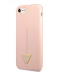 GUHCI8SLTGP Guess Silicone Line Triangle Zadní Kryt pro iPhone 7/8/SE 2020 Pink
