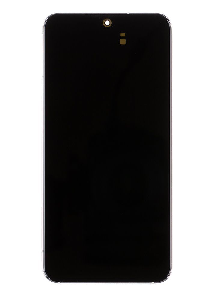 LCD Display + Dotyková Deska + Přední Kryt Samsung Galaxy S22 Phantom White (Service Pack) - Originál