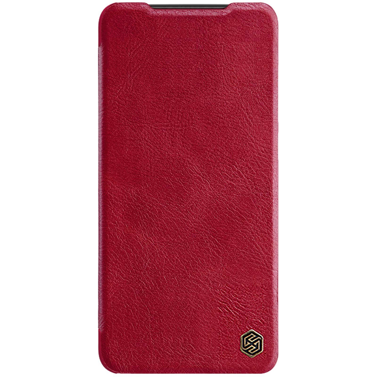 Nillkin Qin Book Pouzdro pro Xiaomi Redmi Note 11/11S Red