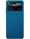 Nillkin Super Frosted Zadní Kryt pro Xiaomi Poco X4 Pro 5G Peacock Blue