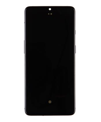 LCD Display + Dotyková Deska + Přední Kryt pro OnePlus 7T Frosted Silver (Service Pack) - Originál ONE Plus