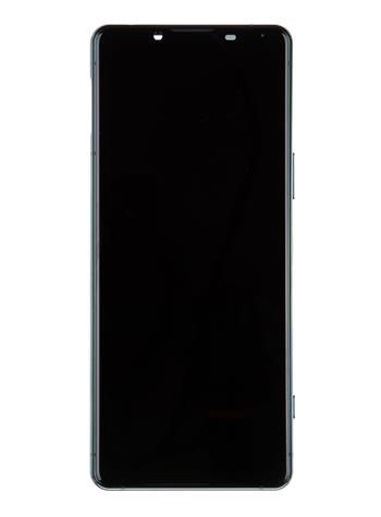 LCD display + Dotyková Deska + Přední kryt Sony XQ-BQ52 Xperia 5 III Green (Service Pack) - Originál Sony Mobile