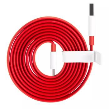 OnePlus D401 Warp Charge Type-C Datový Kabel (150cm) Red (Bulk) ONE Plus