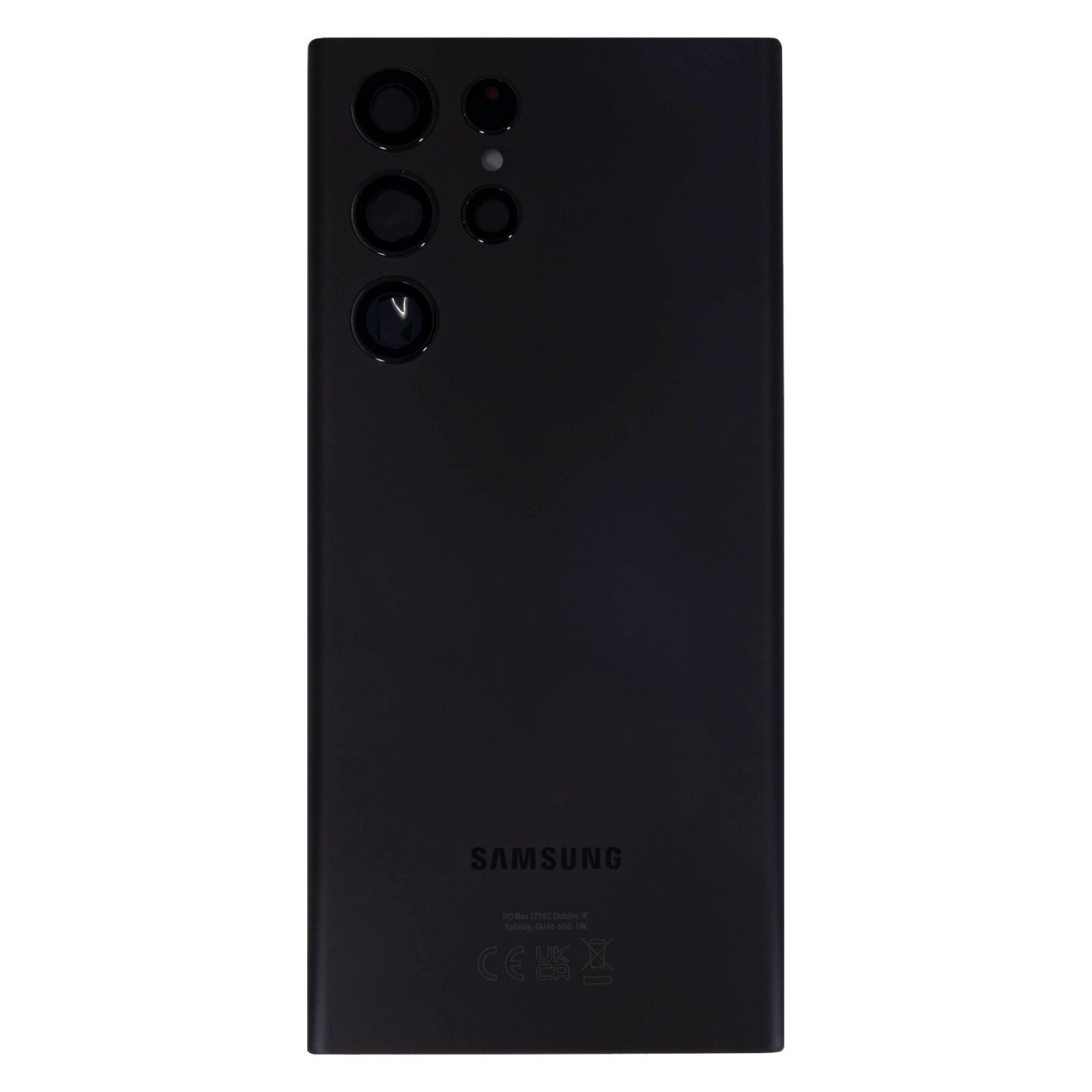 Samsung S908B Galaxy S22 Ultra Kryt Baterie Phantom Black (Service Pack) - Originál