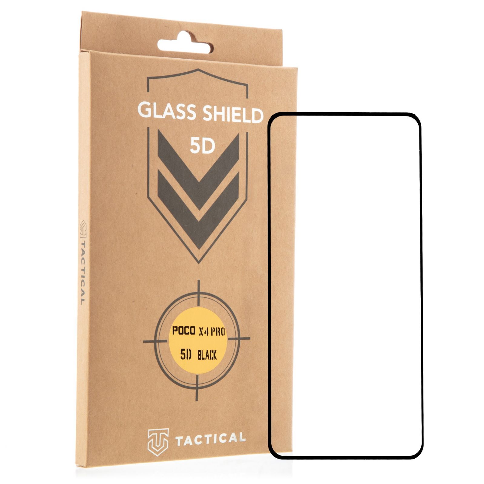 Tactical Glass Shield 5D sklo pro Poco X4 Pro 5G Black 8596311182525