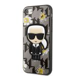KLHCI8PMNFIK1 Karl Lagerfeld Ikonik Flower Kryt pro iPhone 7/8/SE 2020 Grey