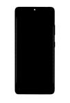 LCD Display + Dotyková Deska + Přední Kryt Samsung SM-G998 Galaxy S21 Ultra Phantom Black (Service Pack) - Originál