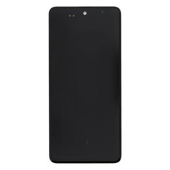 LCD Display + Dotyková Deska + Přední Kryt Samsung A515 Galaxy A51 Black (Service Pack) - Originál