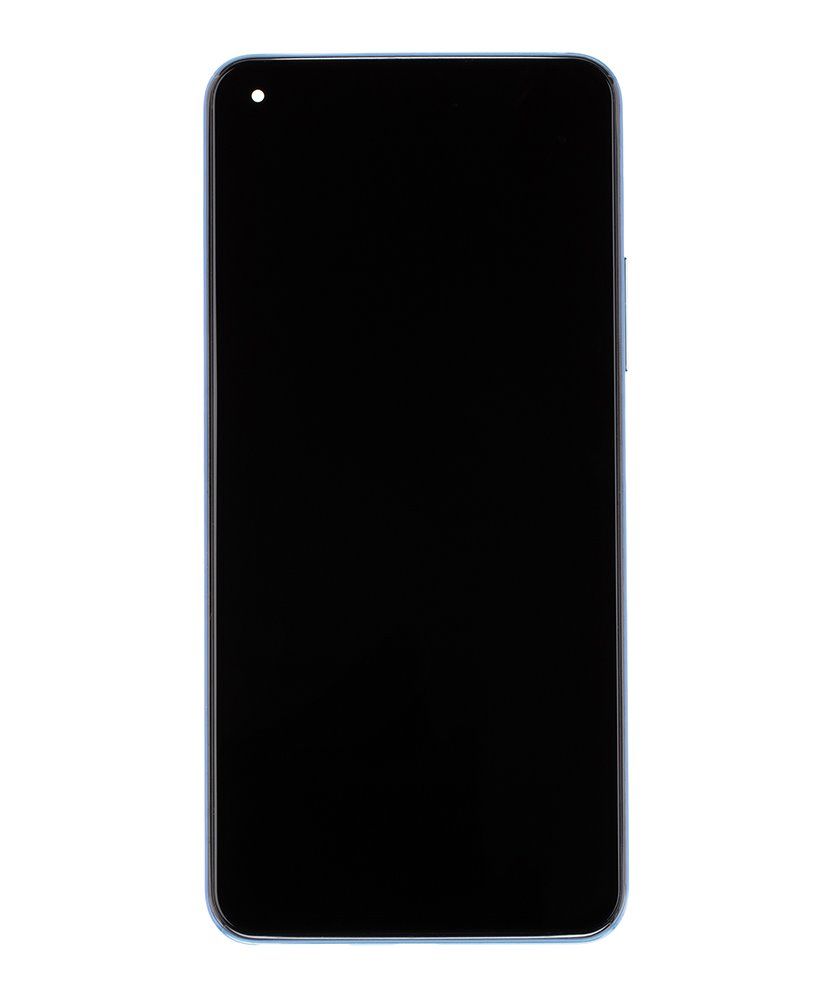 LCD Display + Dotyková Deska + Přední Kryt pro Xiaomi Mi 11 Lite 4G Bubblegum Blue OEM