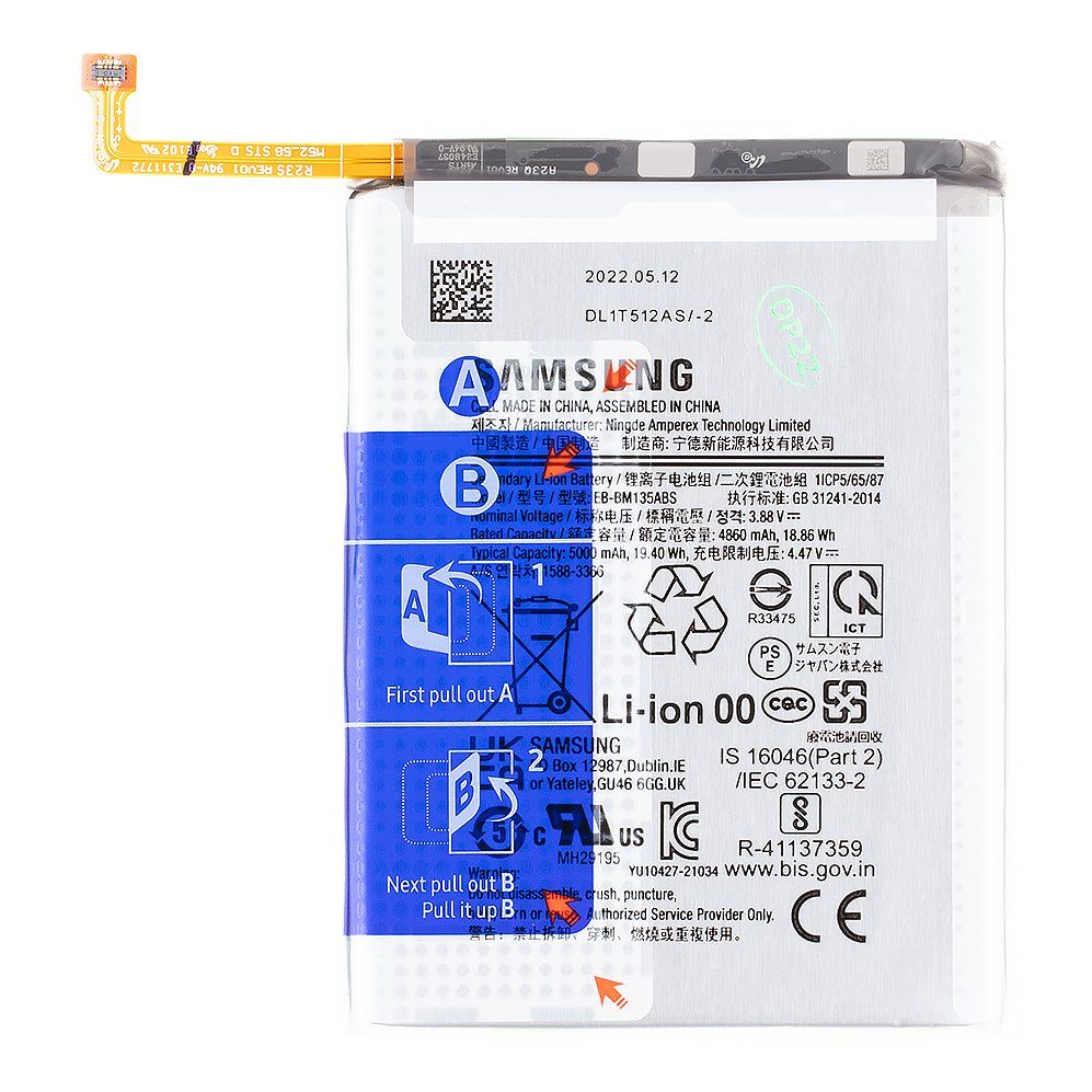 EB-BM135ABS Samsung Baterie Li-Ion 5000mAh (Service pack)