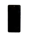 LCD Display + Dotyková Deska + Přední Kryt Samsung A536B Galaxy A53 5G Awesome Black (Service Pack) - Originál