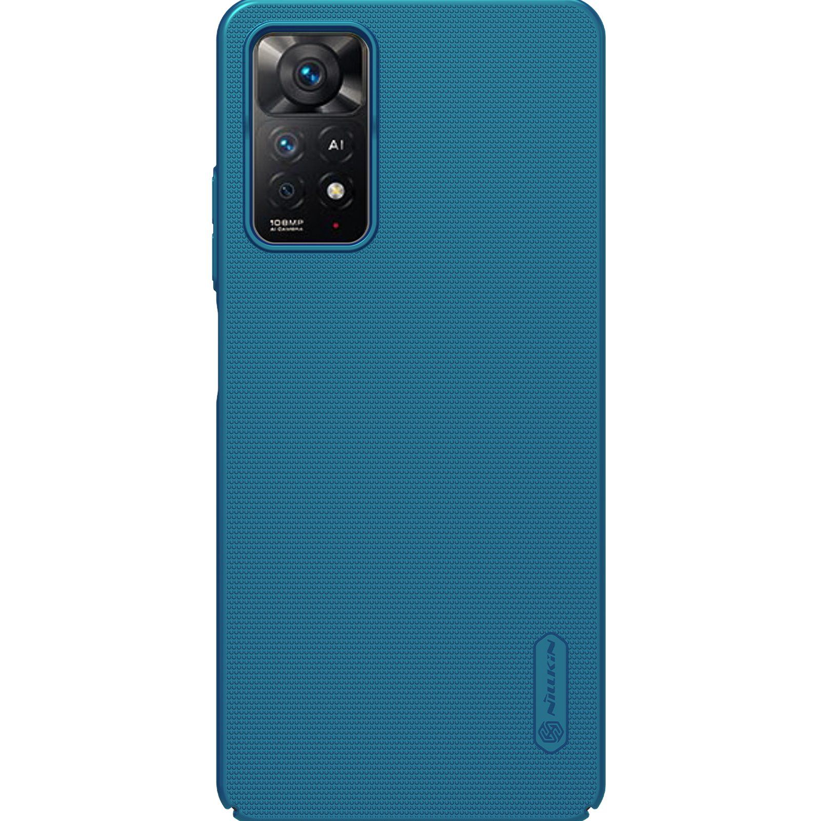 Nillkin Super Frosted Zadní Kryt pro Xiaomi Redmi Note 11 Pro/11 Pro 5G Peacock Blue