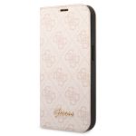 Guess PC/TPU 4G Metal Camera Outline Book Pouzdro pro iPhone 14 Max Pink