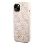 Guess PC/TPU 4G Metal Camera Outline Zadní Kryt pro iPhone 14 Max Pink