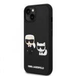 Karl Lagerfeld and Choupette 3D Kryt pro iPhone 14 Max Black