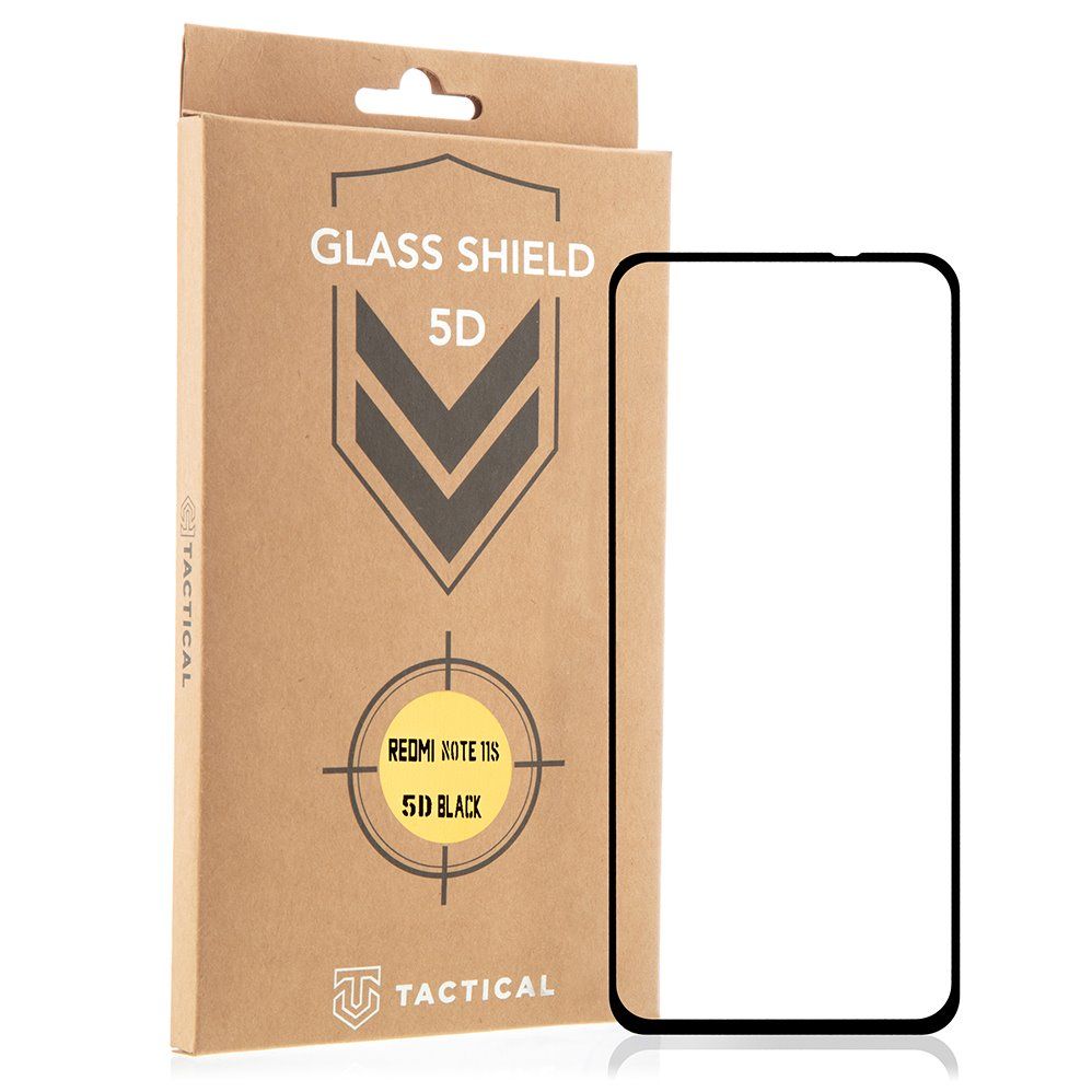 Tactical Glass Shield 5D sklo pro Xiaomi Redmi Note 11s Black 8596311190230