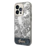 Guess PC/TPU Toile De Jouy Zadní Kryt pro iPhone 14 Pro Max Grey