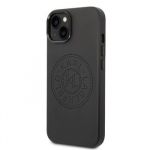 Karl Lagerfeld PU Leather Perforated Logo Zadní Kryt pro iPhone 14 Max Black