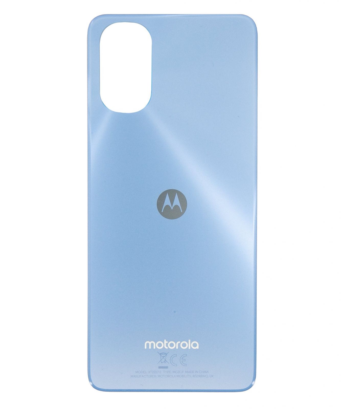 Motorola E32 Kryt Baterie Altay Blue (Service Pack) - Originál
