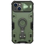 Nillkin CamShield Armor PRO Zadní Kryt pro Apple iPhone 14 Max Dark Green