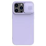 Nillkin CamShield Silky Magnetic Silikonový Kryt pro Apple iPhone 14 Pro Max Purple