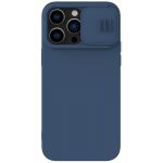 Nillkin CamShield Silky Silikonový Kryt pro Apple iPhone 14 Pro Max Blue