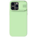 Nillkin CamShield Silky Silikonový Kryt pro Apple iPhone 14 Pro Green
