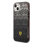 Ferrari Gradient Allover Zadní Kryt pro iPhone 14 Max Black