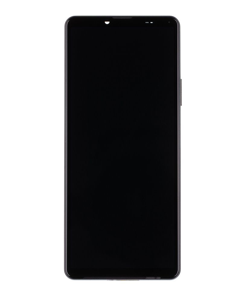 LCD Display + Dotyková Deska + Přední Kryt Sony Xperia 10 IV Black (Service Pack) - Originál Sony Mobile