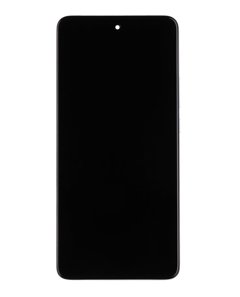 Motorola Edge 30 LCD Display + Dotyková Deska + Přední Kryt Silver (Service Pack) - Originál