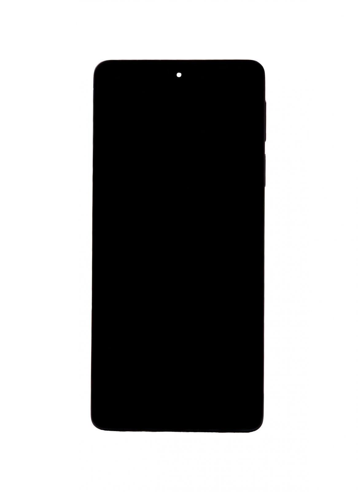 Motorola Edge 30 Pro LCD Display + Dotyková Deska + Přední Kryt Black (Service Pack) - Originál