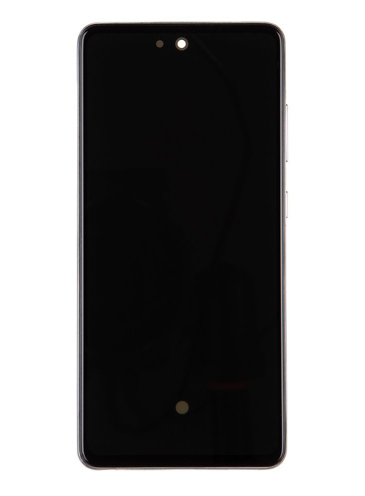 LCD Display + Dotyková Deska + Přední Kryt Samsung A526/A525 Galaxy A52 Black (Service Pack) - Originál