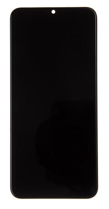 LCD Display + Dotyková Deska + Přední Kryt Samsung A025G Galaxy A02s Black (Service Pack) - Originál