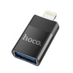 HOCO UA17 Lightning/USB-A OTG Adaptér Black