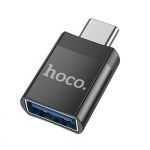 HOCO UA17 USB-C/USB-A OTG Adaptér Black