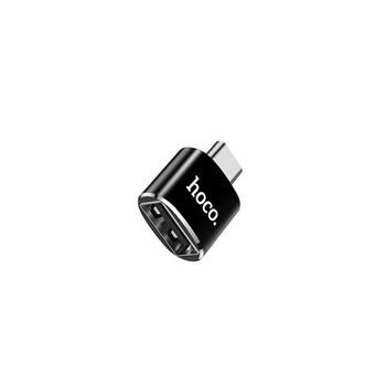 HOCO UA5 USB-C/USB-A OTG Adaptér Black