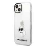 Karl Lagerfeld Translucent Choupette NFT Zadní Kryt pro iPhone 14 Transparent